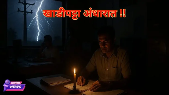 खाडीपट्टा 24 तासापेक्षा जास्त वेळ अंधारात ! खाडीपट्टा 24 तासापेक्षा जास्त वेळ अंधारात !